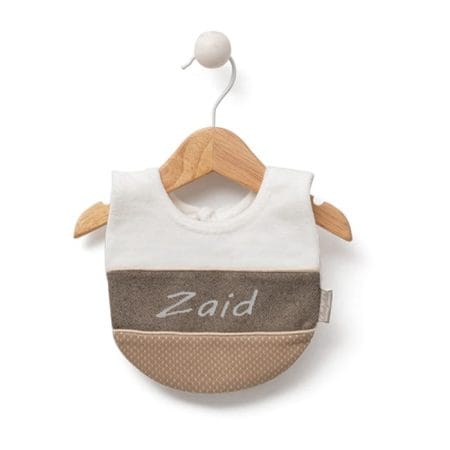 Personalized Brown Bibs