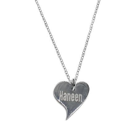 Personalized Heart Necklace